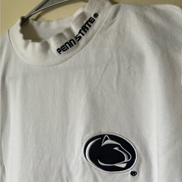 Y2K Penn State Embroidered White Turtleneck - Picture 2 of 6